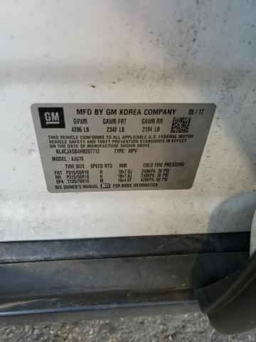 KL4CJASB4HB207712 - 2017 BUICK ENCORE PREFERRED WHITE photo 13