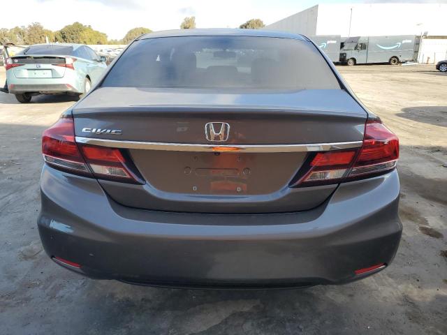 19XFB2F50DE222909 - 2013 HONDA CIVIC LX GRAY photo 6