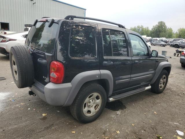 1J4GK48K44W257052 - 2004 JEEP LIBERTY SPORT BLACK photo 3