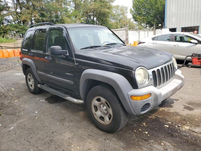 1J4GK48K44W257052 - 2004 JEEP LIBERTY SPORT BLACK photo 4