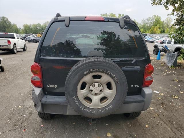 1J4GK48K44W257052 - 2004 JEEP LIBERTY SPORT BLACK photo 6