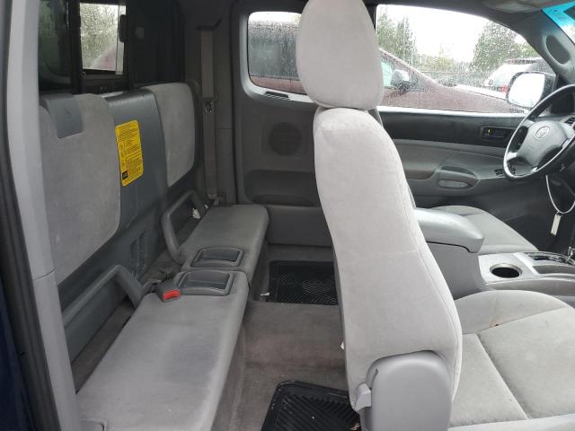 5TETX22N57Z343913 - 2007 TOYOTA TACOMA ACCESS CAB ლურჯი ფოტო 10