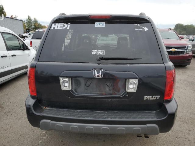 2HKYF18744H592858 - 2004 HONDA PILOT EXL BLACK photo 6