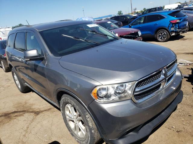 1D4RE4GG1BC732368 - 2011 DODGE DURANGO CREW GRAY photo 1