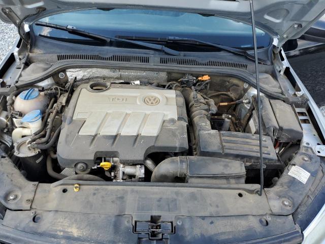 3VWLL7AJ9EM270608 - 2014 VOLKSWAGEN JETTA TDI SILVER photo 11