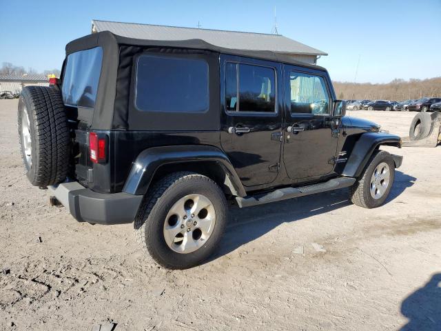1C4BJWEG9DL684453 - 2013 JEEP WRANGLER U SAHARA BLACK photo 3