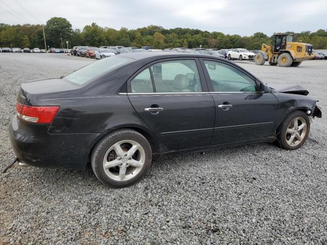 5NPEU46FX6H009569 - 2006 HYUNDAI SONATA GLS BLACK photo 3