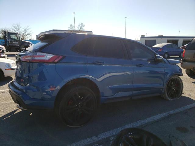 2FMPK4AP2KBB27972 - 2019 FORD EDGE ST BLUE photo 3