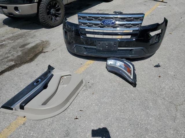 1FM5K8B8XJGC33180 - 2018 FORD EXPLORER BLACK photo 12