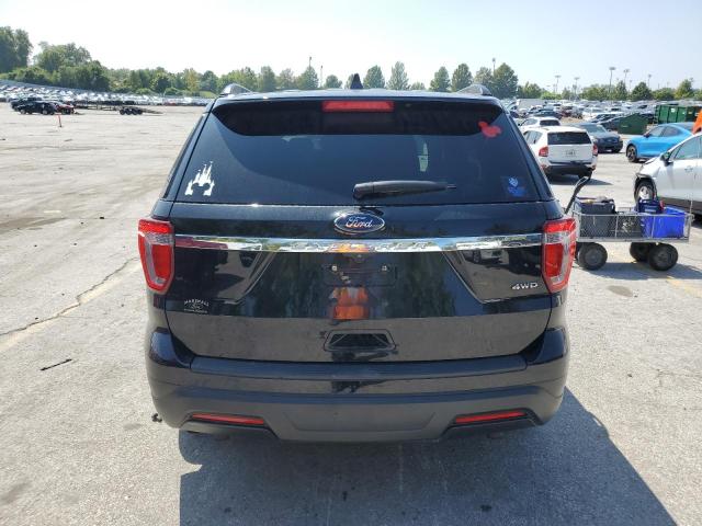 1FM5K8B8XJGC33180 - 2018 FORD EXPLORER BLACK photo 6