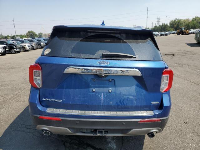 1FM5K8FW3LGC95354 - 2020 FORD EXPLORER LIMITED BLUE photo 6