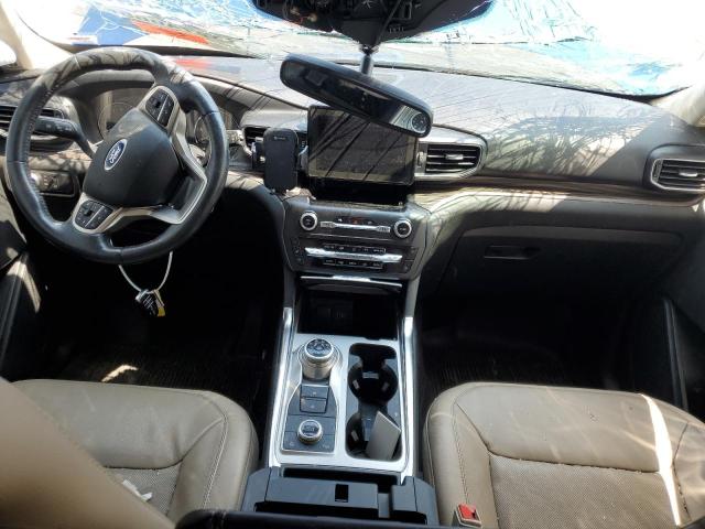 1FM5K8FW3LGC95354 - 2020 FORD EXPLORER LIMITED BLUE photo 8