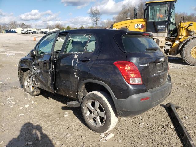 3GNCJPSB3FL245282 - 2015 CHEVROLET TRAX 1LS BLACK photo 2