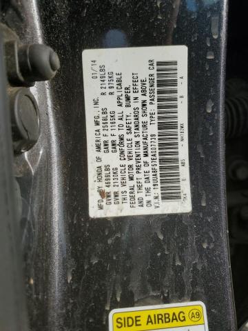 19UUA8F57EA007739 - 2014 ACURA TL TECH CHARCOAL photo 12