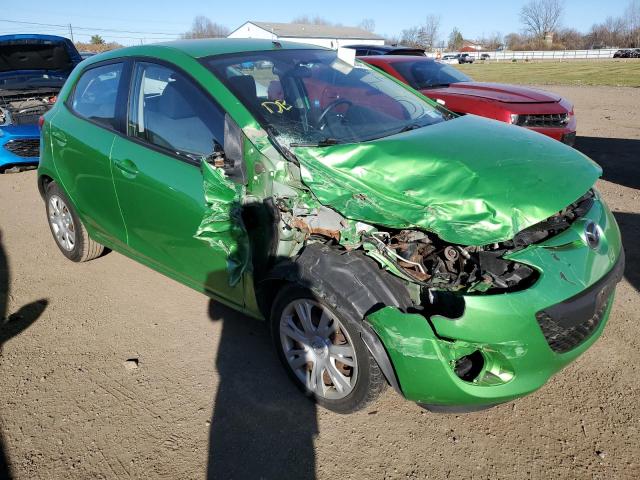 JM1DE1KY8C0132245 - 2012 MAZDA MAZDA2 GREEN photo 9