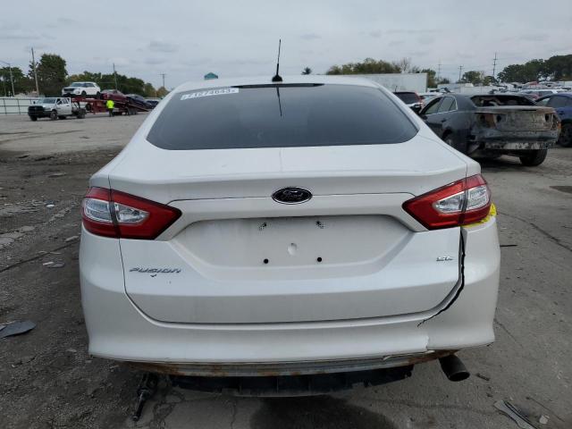 3FA6P0H77DR278204 - 2013 FORD FUSION SE WHITE photo 6