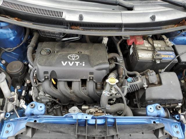 JTDJT4K30B5339678 - 2011 TOYOTA YARIS BLUE photo 11