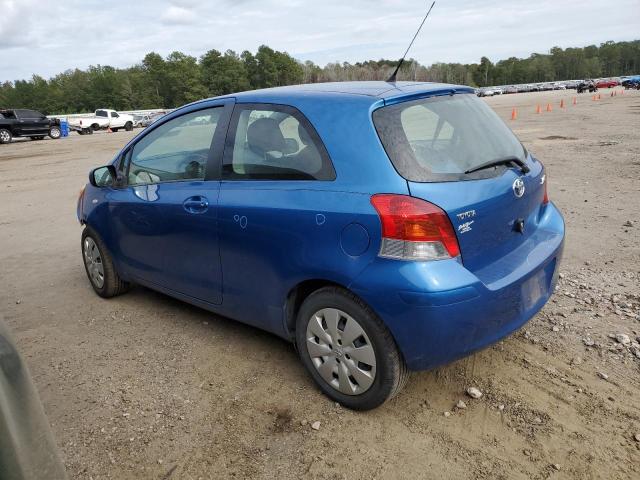 JTDJT4K30B5339678 - 2011 TOYOTA YARIS BLUE photo 2