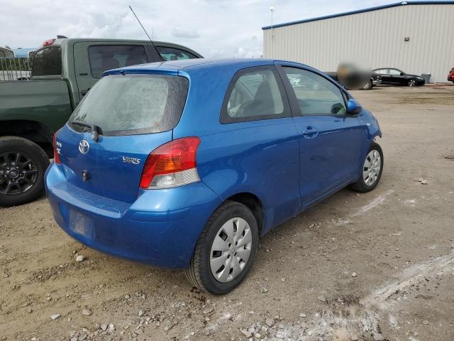 JTDJT4K30B5339678 - 2011 TOYOTA YARIS BLUE photo 3