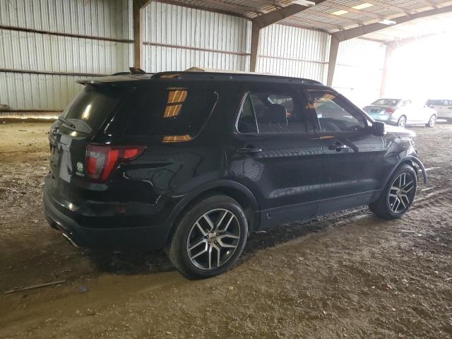 1FM5K8GT1HGE41570 - 2017 FORD EXPLORER SPORT BLACK photo 3