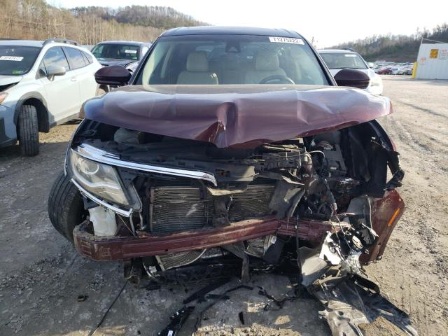 2LMPJ8LR9HBL25079 - 2017 LINCOLN MKX RESERVE Բորդո լուսանկար 5