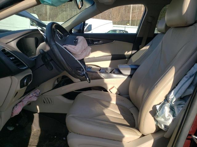 2LMPJ8LR9HBL25079 - 2017 LINCOLN MKX RESERVE Բորդո լուսանկար 7