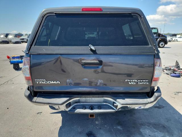 5TFJU4GN1FX072987 - 2015 TOYOTA TACOMA DOUBLE CAB PRERUNNER GRAY photo 6