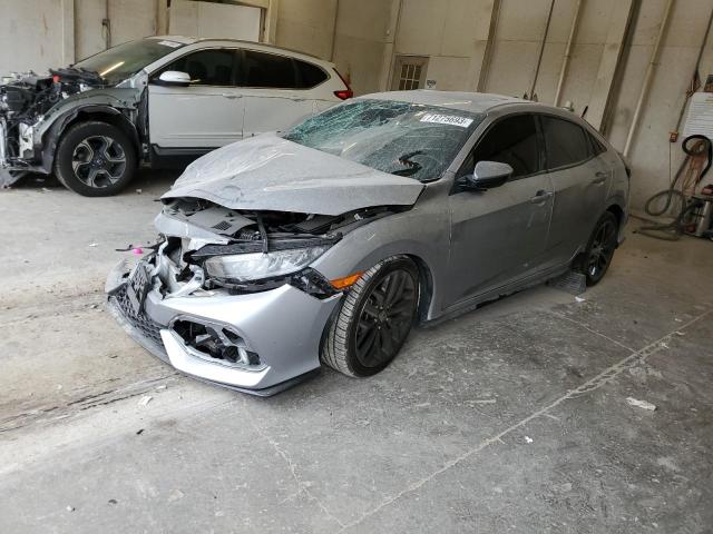 SHHFK7H97LU206310 - 2020 HONDA CIVIC SPORT TOURING SILVER photo 1