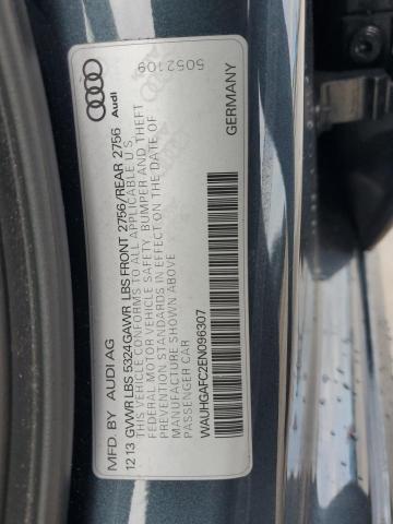 WAUHGAFC2EN096307 - 2014 AUDI A6 PRESTIGE Серый фото 12