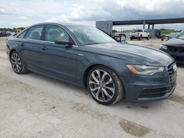 WAUHGAFC2EN096307 - 2014 AUDI A6 PRESTIGE Серый фото 4