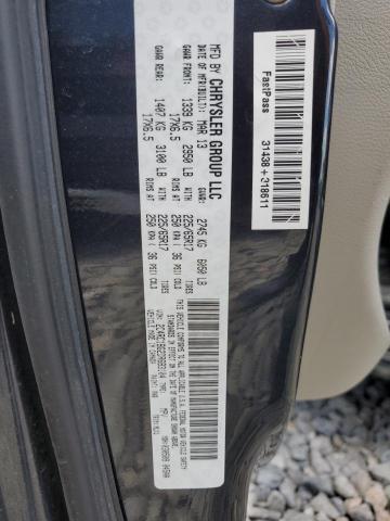 2C4RC1BG2DR683104 - 2013 CHRYSLER TOWN & COU TOURING BLUE photo 13