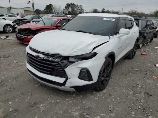 3GNKBCRS9KS696725 - 2019 CHEVROLET BLAZER 2LT WHITE photo 1