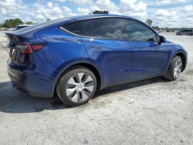 7SAYGAEE3NF576220 - 2022 TESLA MODEL Y Niebieski zdjęcie 3