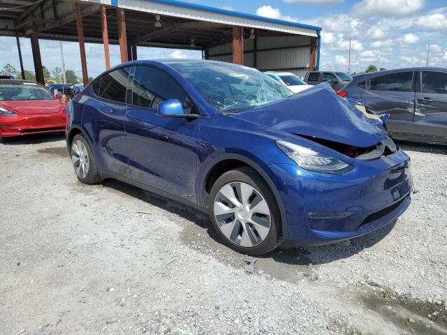 7SAYGAEE3NF576220 - 2022 TESLA MODEL Y Niebieski zdjęcie 4