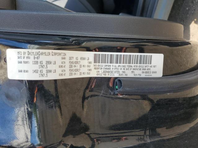 1J8GR48K58C107291 - 2008 JEEP GRAND CHEROKEE LAREDO BLACK photo 13