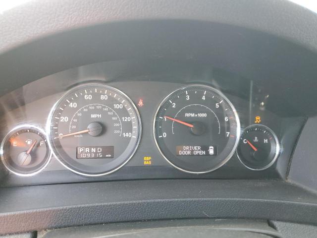 1J8GR48K58C107291 - 2008 JEEP GRAND CHEROKEE LAREDO BLACK photo 9