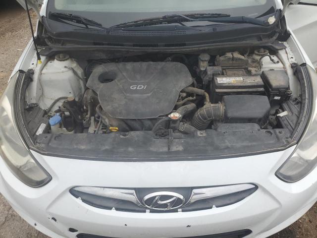 KMHCT4AE8EU693546 - 2014 HYUNDAI ACCENT GLS WHITE photo 11