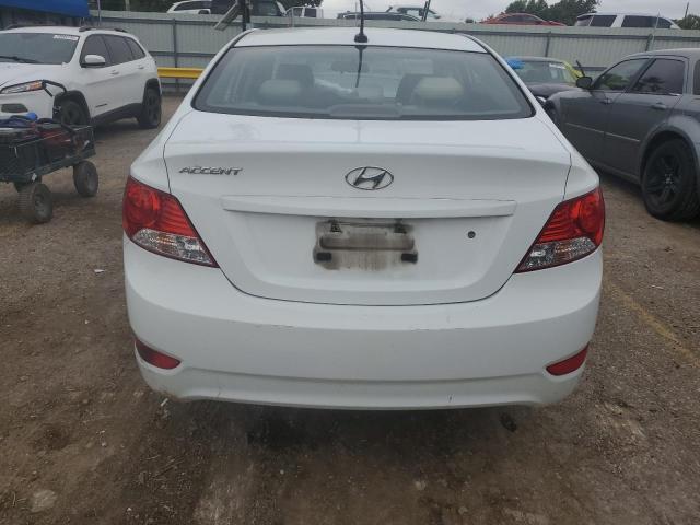 KMHCT4AE8EU693546 - 2014 HYUNDAI ACCENT GLS WHITE photo 6