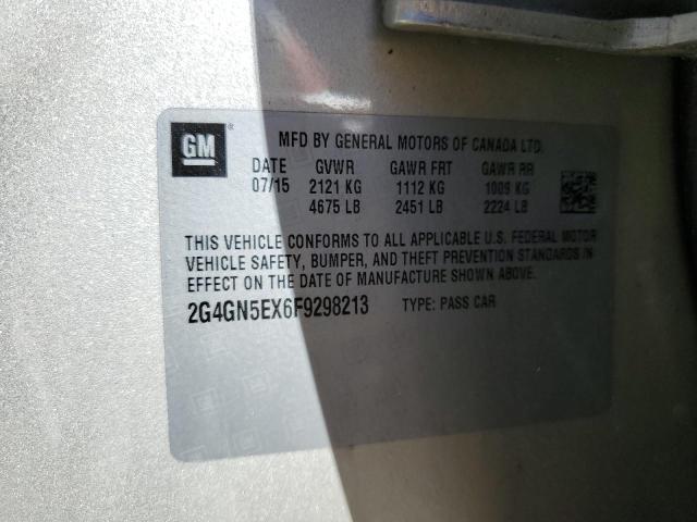 2G4GN5EX6F9298213 - 2015 BUICK REGAL PREMIUM 金色 照片 13