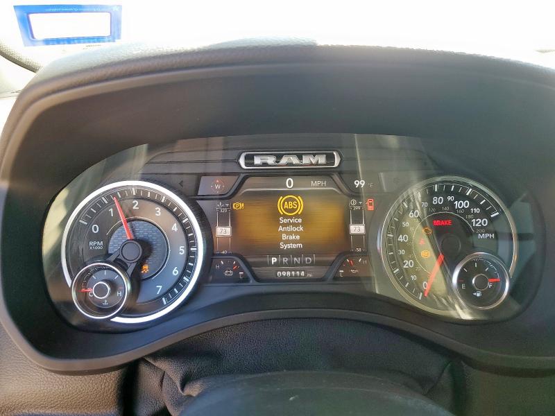 1C6RREFT7MN661973 - 2021 RAM 1500 BIG HORN/LONE STAR WHITE photo 9