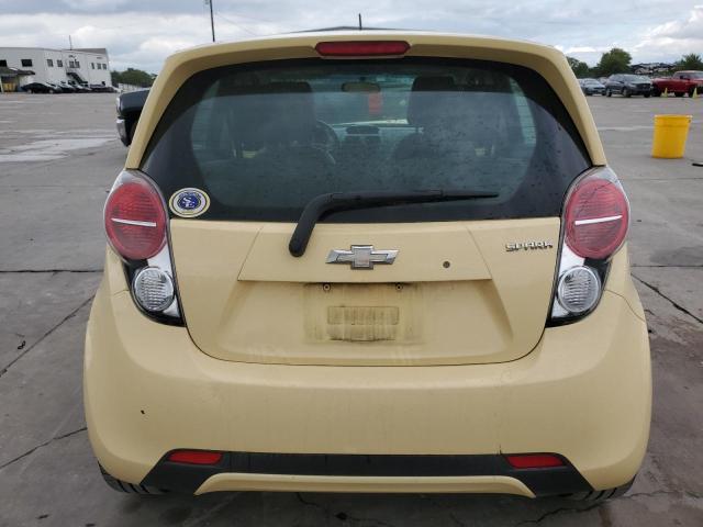 KL8CD6S97EC452977 - 2014 CHEVROLET SPARK 1LT YELLOW photo 6