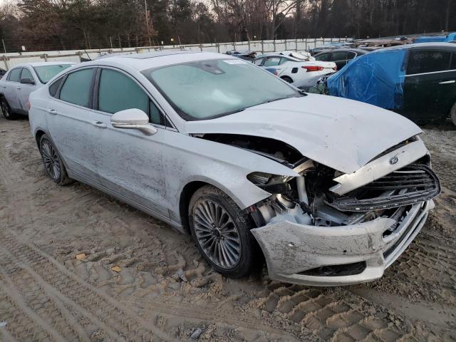 3FA6P0RU2DR318595 - 2013 FORD FUSION TITANIUM HEV SILVER photo 4