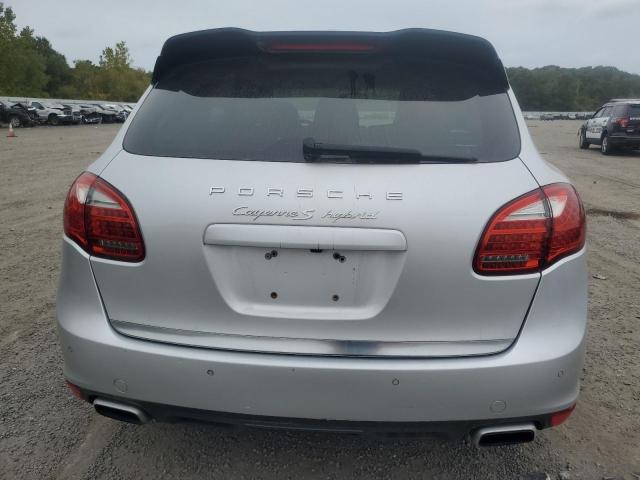 WP1AE2A28CLA93630 - 2012 PORSCHE CAYENNE S HYBRID SILVER photo 6