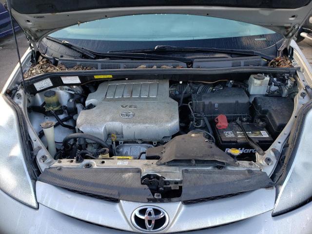 5TDZK23C87S024900 - 2007 TOYOTA SIENNA CE SILVER photo 12