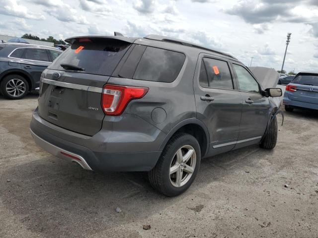 1FM5K8D81HGC50540 - 2017 FORD EXPLORER XLT Grau Foto 3