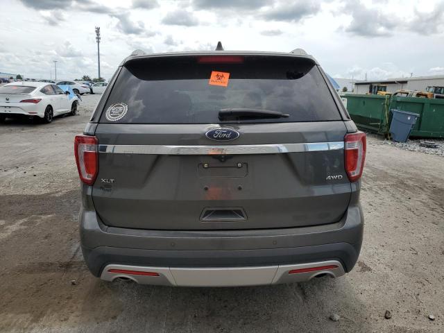 1FM5K8D81HGC50540 - 2017 FORD EXPLORER XLT Grau Foto 6