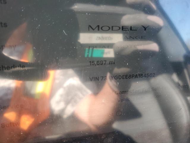 7SAYGDEE8PA184562 - 2023 TESLA MODEL Y Schwarz Foto 9
