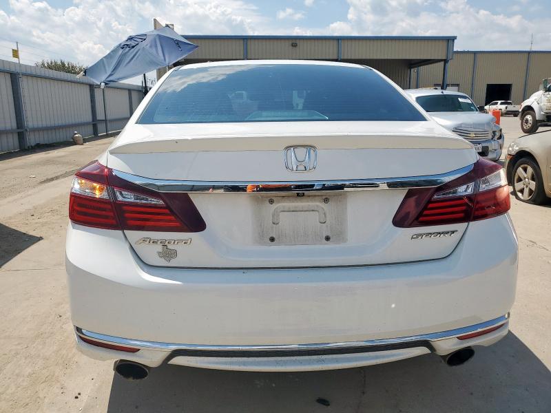 1HGCR2F53GA123735 - 2016 HONDA ACCORD SPORT 白色 照片 6
