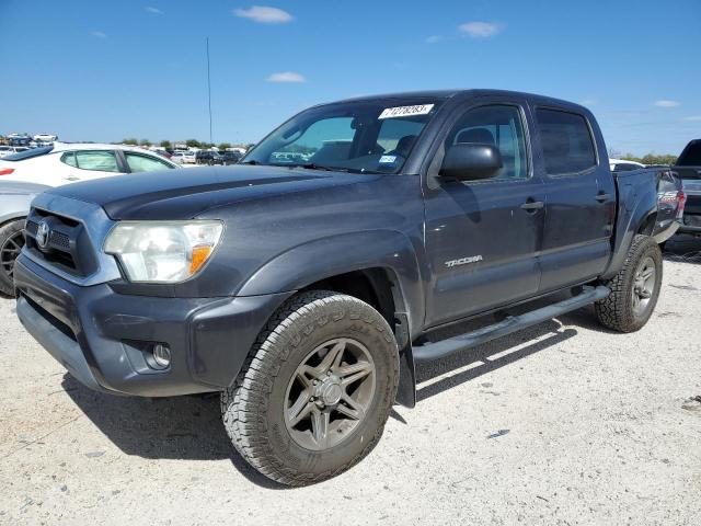 3TMJU4GNXEM172249 - 2014 TOYOTA TACOMA DOUBLE CAB PRERUNNER GRAY photo 1
