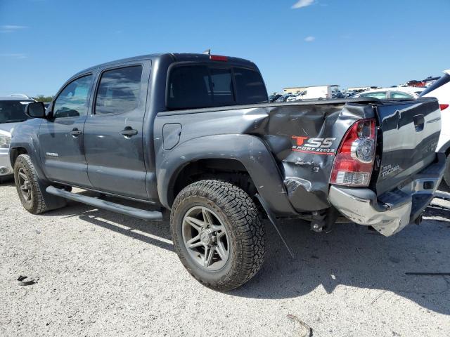 3TMJU4GNXEM172249 - 2014 TOYOTA TACOMA DOUBLE CAB PRERUNNER GRAY photo 2